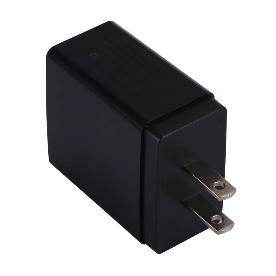 Несколько USB зарядное устройство 5.1A быстрое зарядное устройство s с кабелем Micro для huawei mate 20 P20 для iPhone samsung Xiaomi 4 порта USB зарядное устройство EU
