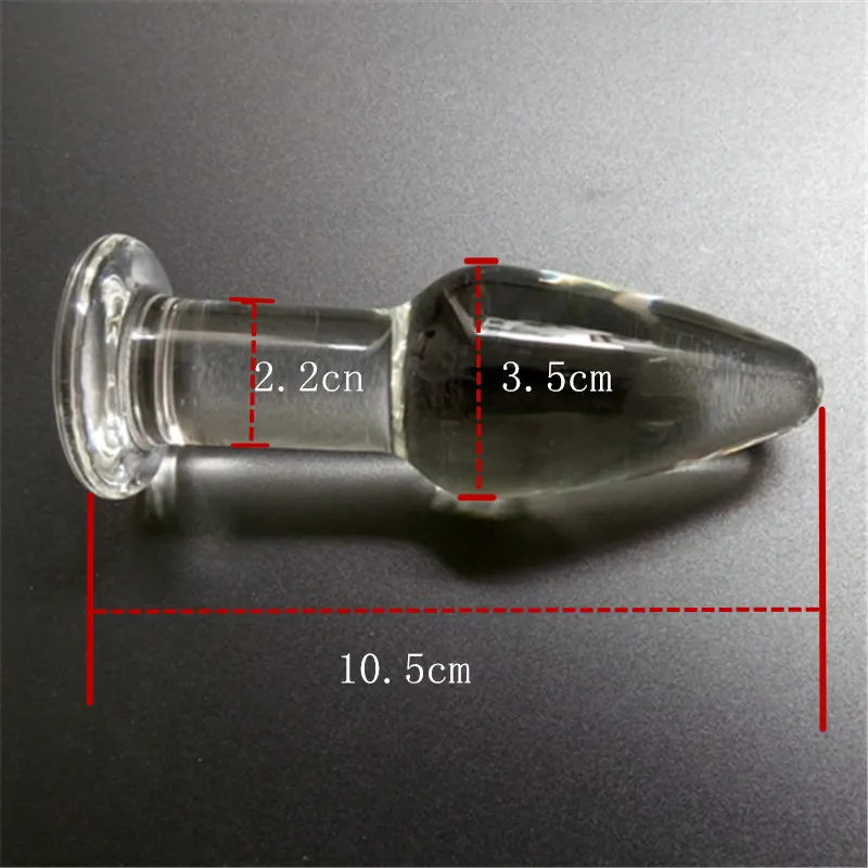 Стеклянная Анальная пробка Pyrex фаллоимитатор секс игрушки для мужчин прозрачные