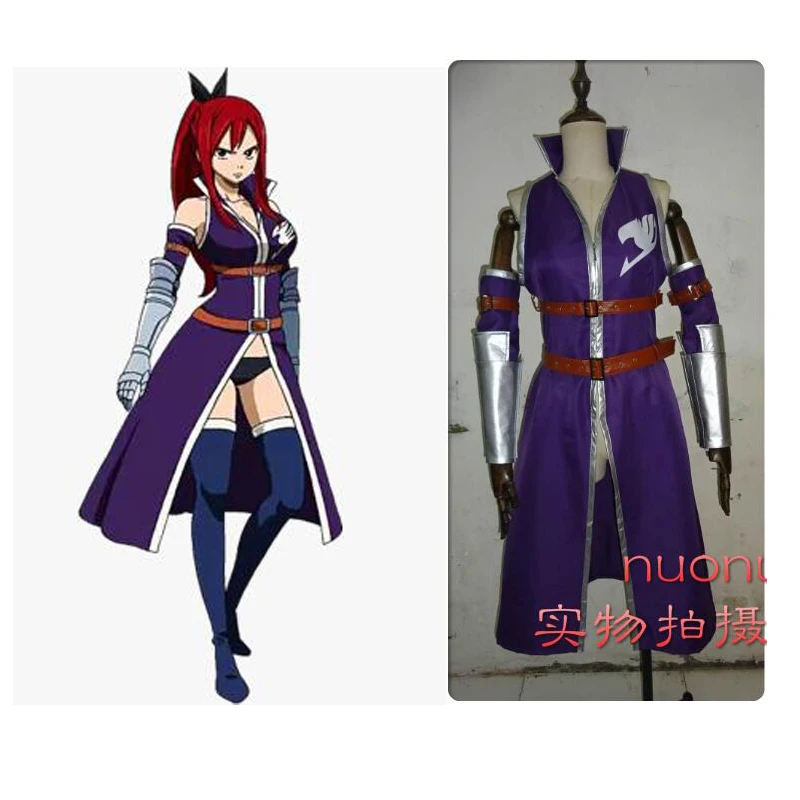 

2017 команда Fairy Tail Сказочный хвост A Erza Scarlet Cosplay Костюм
