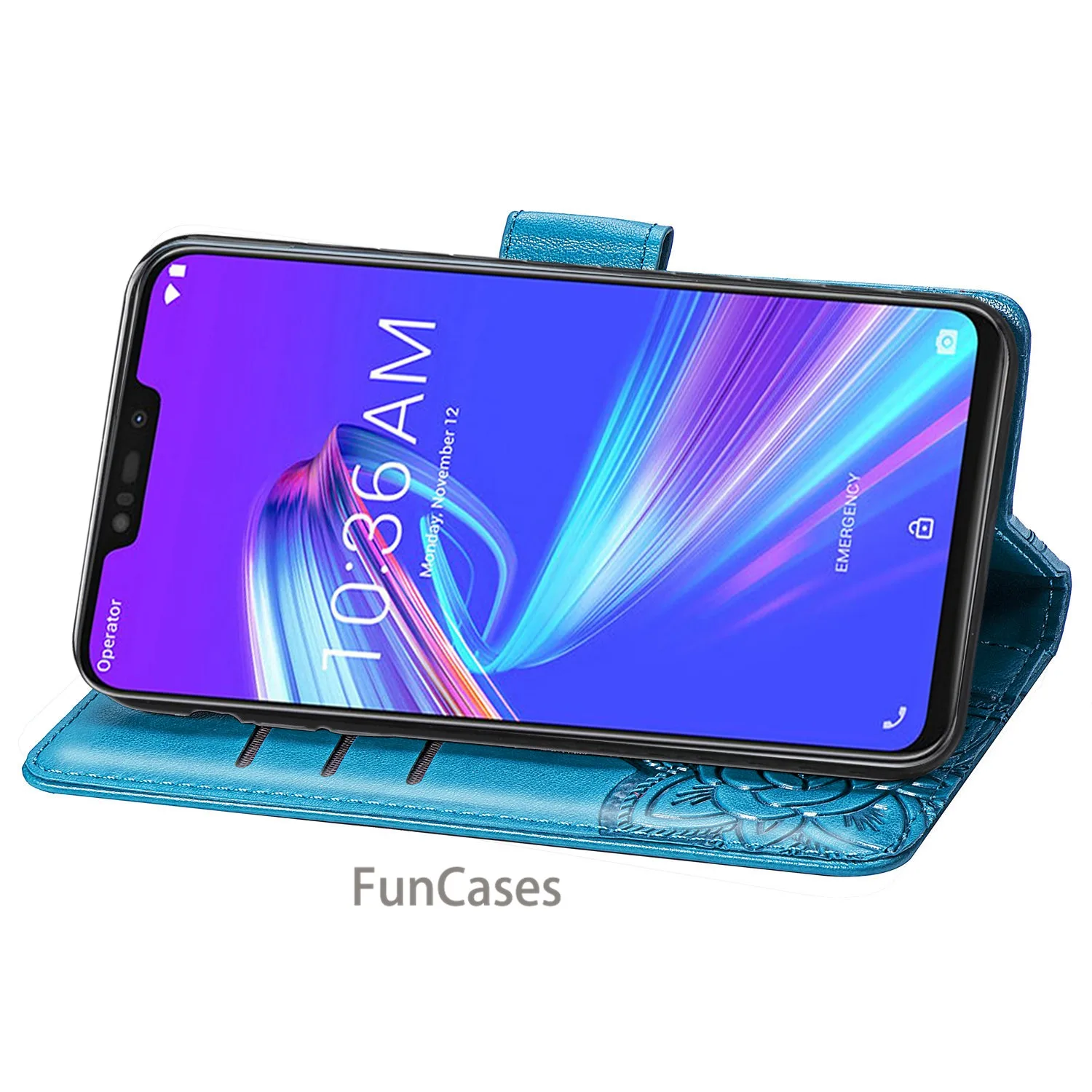 Для asus zenfone max m2 zb633kl кожаный чехол бумажник на магните для чехол-книжка | Мобильные