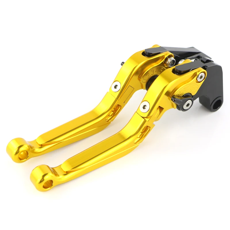 Складная тормозной рычаг сцепления для Suzuki GSR600 750 GSXR600 GSXR750 SRAD GSXR1000 GSX750S DL650 V-Storm TL1000S SFV650 SV650 SV650X - Цвет: Gold
