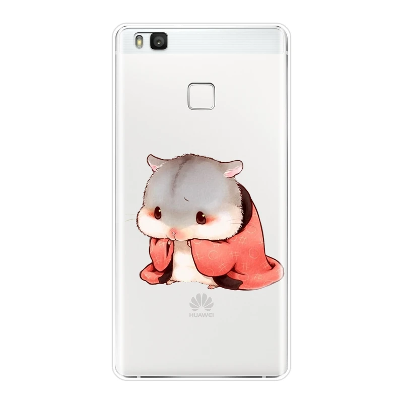 TPU For Huawei P20 Lite Pro P9 P10 Plus P Smart Case Silicone Hamster Soft Back Cover P8 Mini 2017 Phone | Мобильные телефоны и