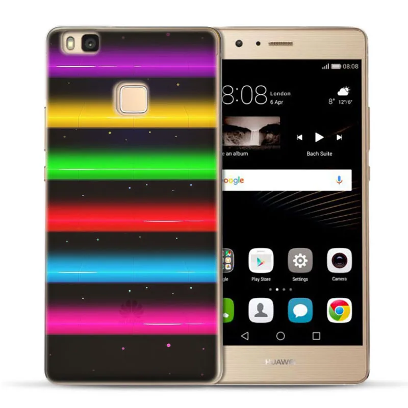 Mlcriyg мягкий чехол для телефона Huawei P9 Lite/P8 Lite/p10 Lite ТПУ Красочные Sky геометрии