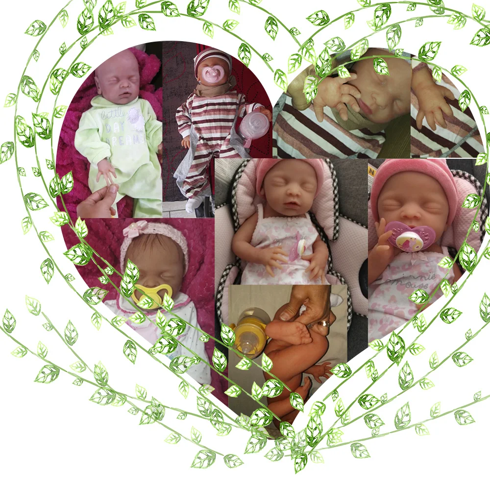 IVITA WB1514 46 см 3000 г настоящий полный силикон Bebe Reborn спящий малыш рот открываются игрушки закрытые глаза Младенцы для детей куклы