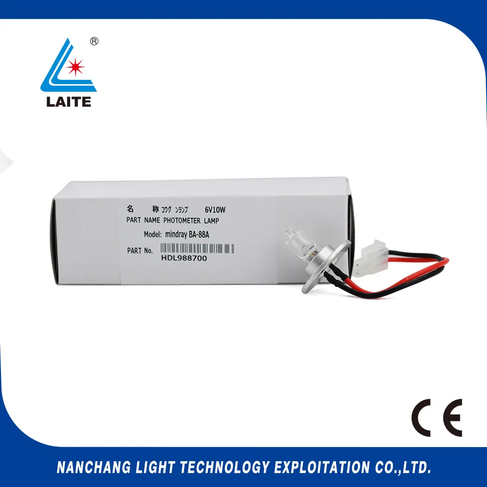 BA88A 6v10w биохимическая лампа mindray ba88 a Бесплатная shipping 30pcs|Цоколи лампы| |