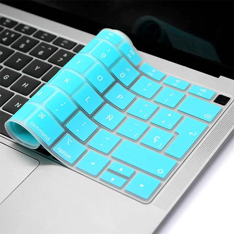 Испанская клавиатура ЕС Teclado защитная оболочка для нового Apple MacBook Air 13 13,3 дюймов A1932 сенсорный отпечаток пальца