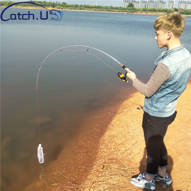 Catch. U Рыбная карбоновая спиннинговая удочка, белая спиннинговая удочка, морская удочка