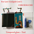 Для Letv LeEco Coolpad cool1 cool 1 c106 C103 R116 ЖК-дисплей + сенсорный экран дигитайзер в сборе бесплатные инструменты и закаленное стекло