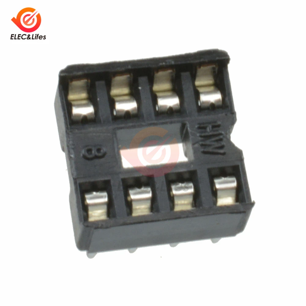 10 шт. 8P IC Блок Чип Держатель DIP-8 чип гнездо DIP8 электронные компоненты |