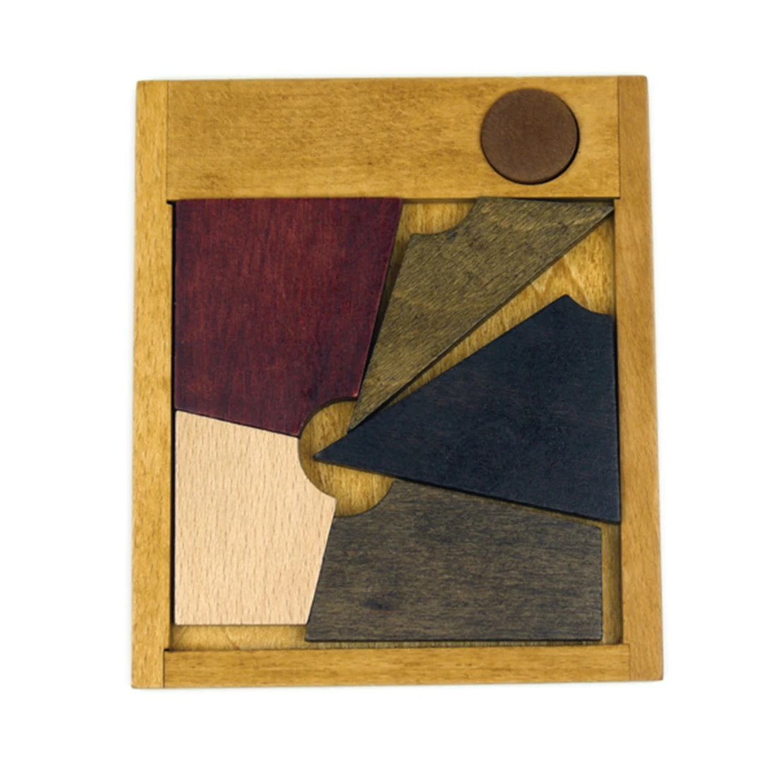 Три типа Tangram 6-Piece игра деревянная головоломка волшебный мозг тизер Развивающая игра для взрослых игры Braining тренировочные комплекты
