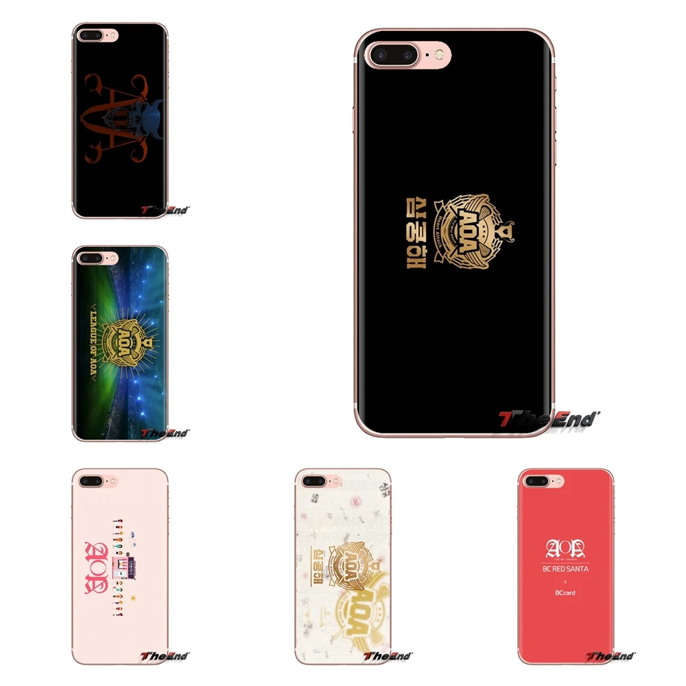 Силиконовый чехол для телефона AOA Ace of Angels с логотипом KPOP в Корейском стиле Samsung