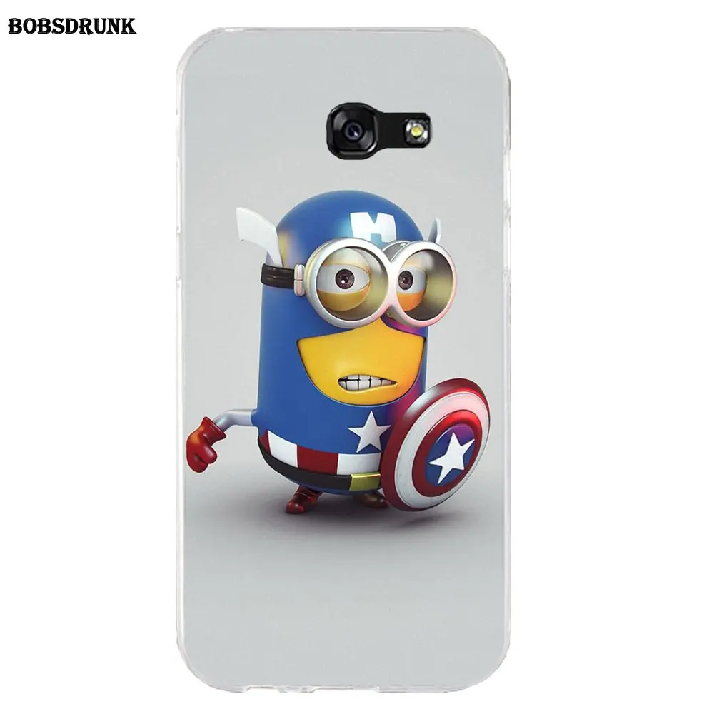 EJGROUP для samsung Galaxy A3 A5 A7 J1 J2 J3 J5 J7 чехол для телефона из мягкого силикона ТПУ с рисунком прозрачные чехлы Gru футболка с миньонами для детей; D меня
