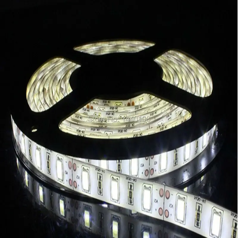 Fanlive 50 м/лот SMD 5630 Светодиодный ленточный светильник s гибкий DC 12V 24V