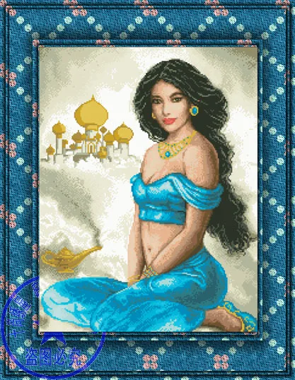 Рукоделие сделай сам Вышивка крестом наборы для вышивки 14CT &amp 16CT 18CT индийская