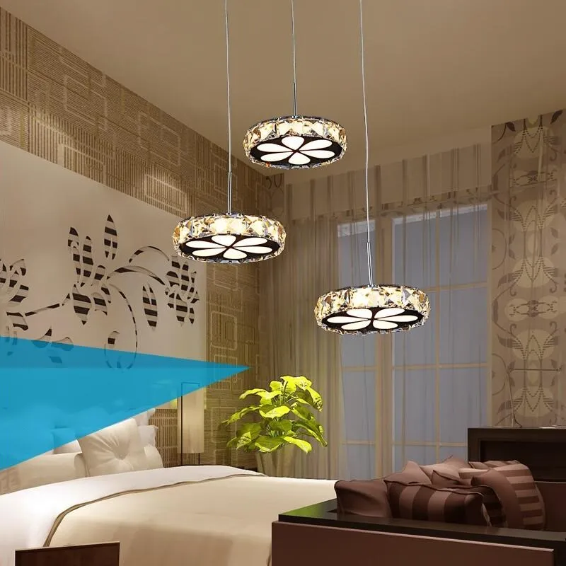 Современные светодиодный хрустальная люстра свет лампы для Гостиная Cristal Lustre