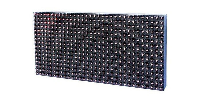 P10 DIP открытый один белый светодиодный дисплей модуль 320*160 мм 32*16 пикселей экран