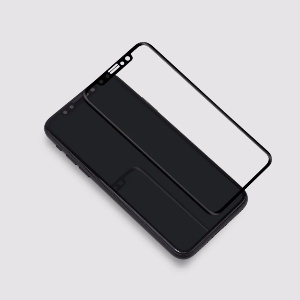Защитное стекло Nillkin для iphone X тонкое закаленное с закругленными краями AP + Max 3D 5 8