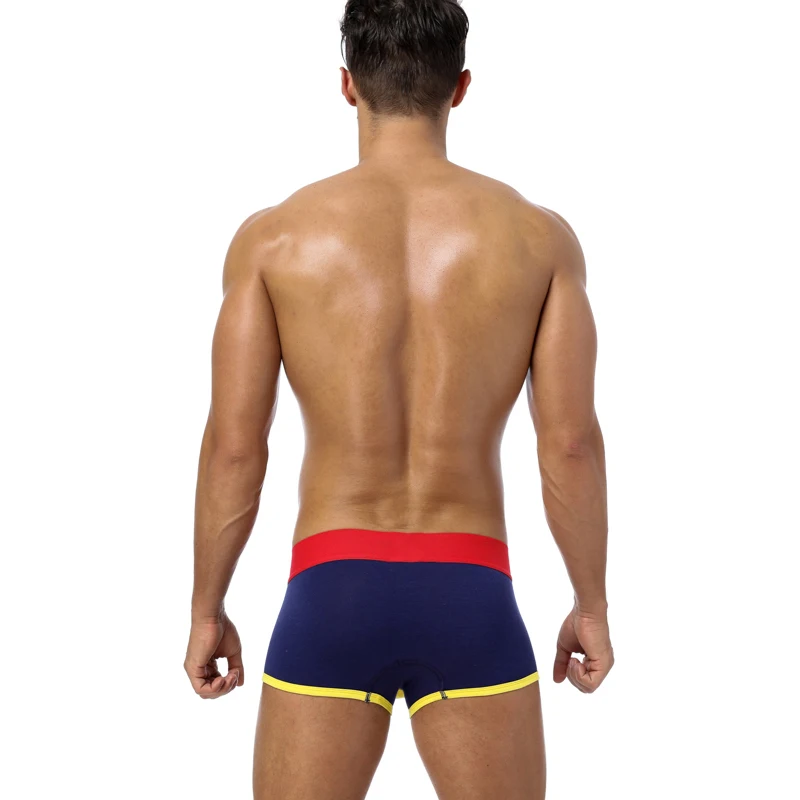 85 брендовые пикантные Для мужчин нижнее белье трусы-боксеры Мужские Шорты для