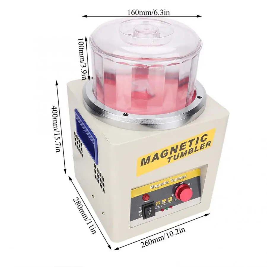 Магнитный Массажер для ювелирных изделий Pro 2000 об/мин полировальный станок