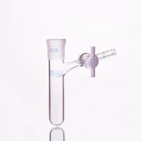 reaction tube with ptfe valve and standard ground mouthcapacity 10ml and joint 1926high borosilicate glass