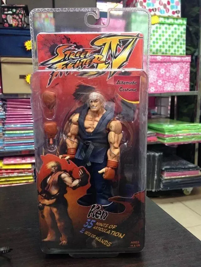 NECA игра персонаж выживания модель Кен Рю Жевательная фигурка игрушка " 18 см