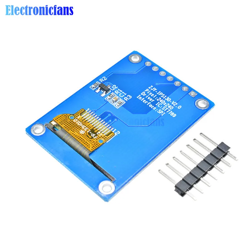 1 3 дюймовый 240*240 IPS экран ST7789 Привод IC SPI связи В напряжение интерфейс полноцветный