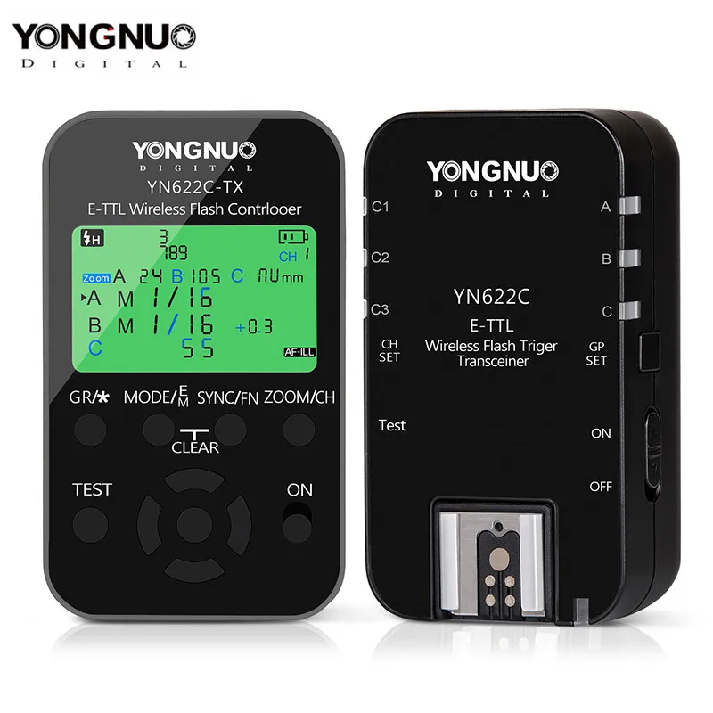 YONGNUO фотовспышка с беспроводным контроллером и триггером для вспышки speedhss 1/8000S +
