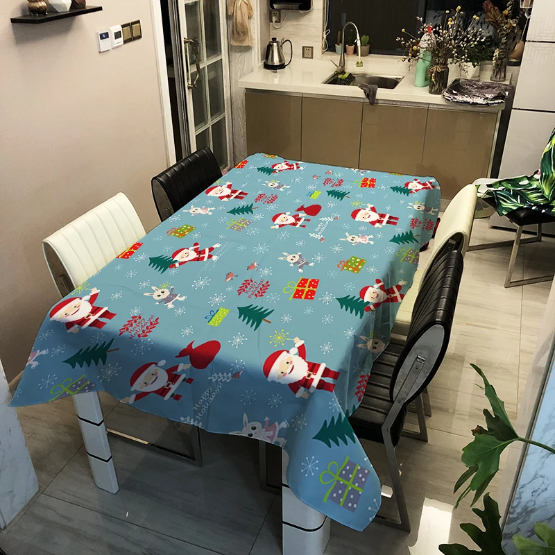 Christmas Series Tablecloths Decorative Wedding Tablecloth The Family Dinner Table Custom Sizes | Дом и сад