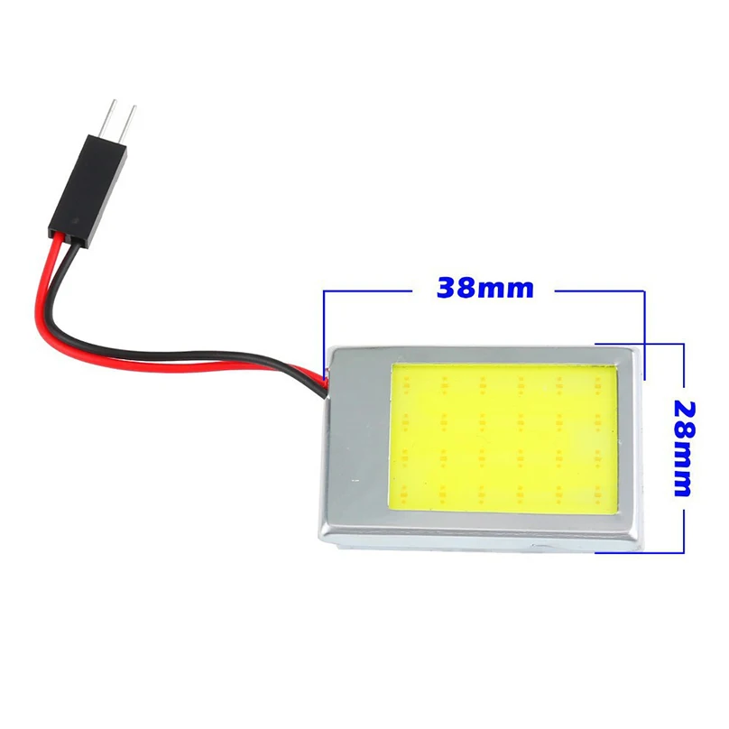 1 комплект светодиодная лампа T10 24 SMD cob 12 В для салона автомобиля|t10 24|car dome lightcar panel