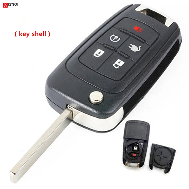 Keyecu новая Замена дистанционного ключа чехол Брелок для Chevrolet вольт 2011 2012 2013 2014 2015
