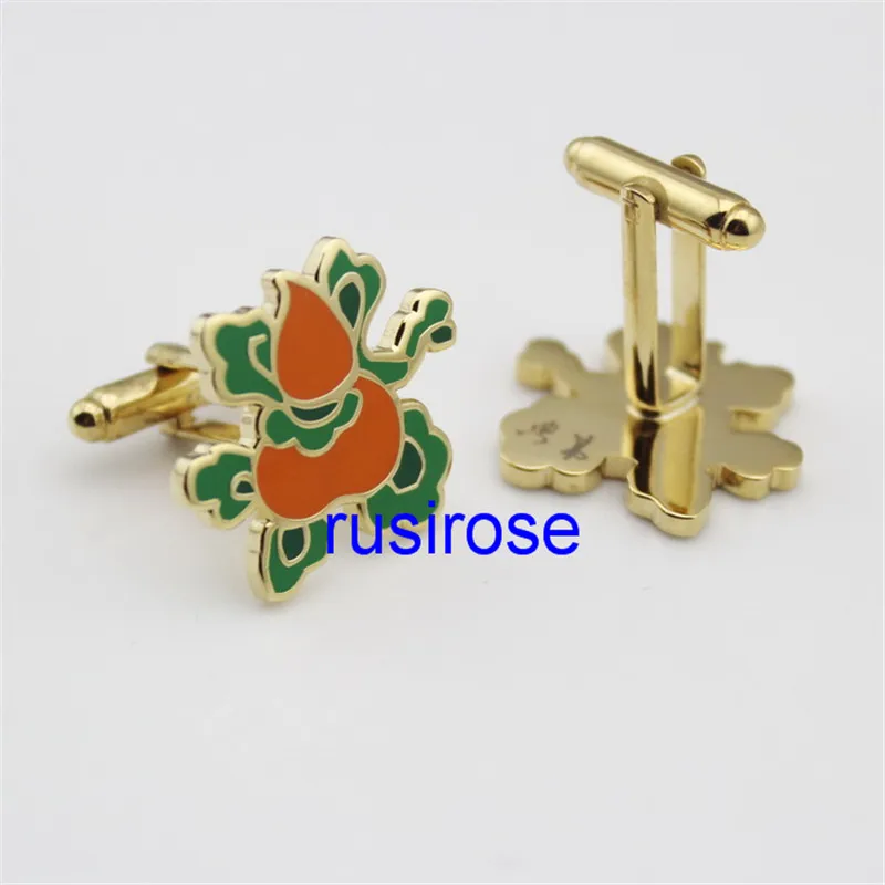 

Insect butterfly cufflinks custom, factory acceptance batch customization