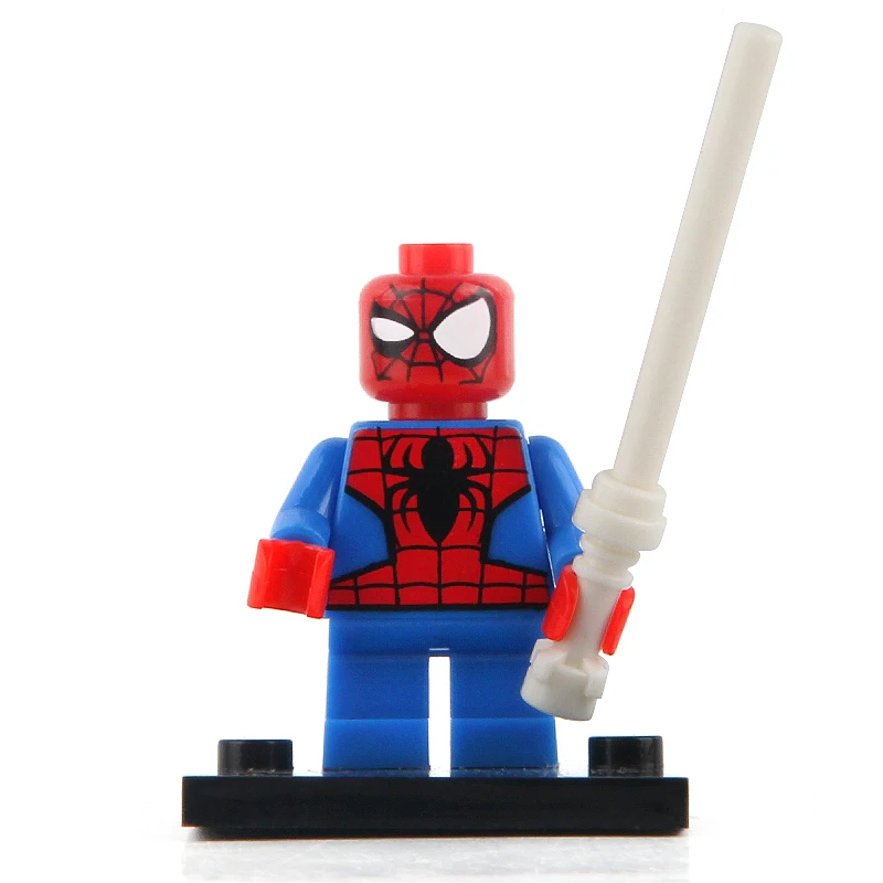 8 шт./лот Marvel Super Heroes Мстители Супермен Бэтмен Deadpool Строительные Блоки Модель