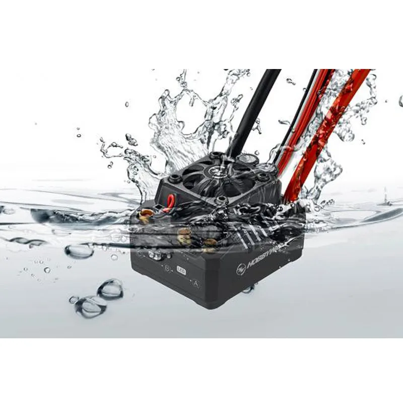 6 полюсный бесщеточный двигатель Tenshock X802V2 & Hobbywing EzRun MAX10 120A SCT водонепроницаемый ESC