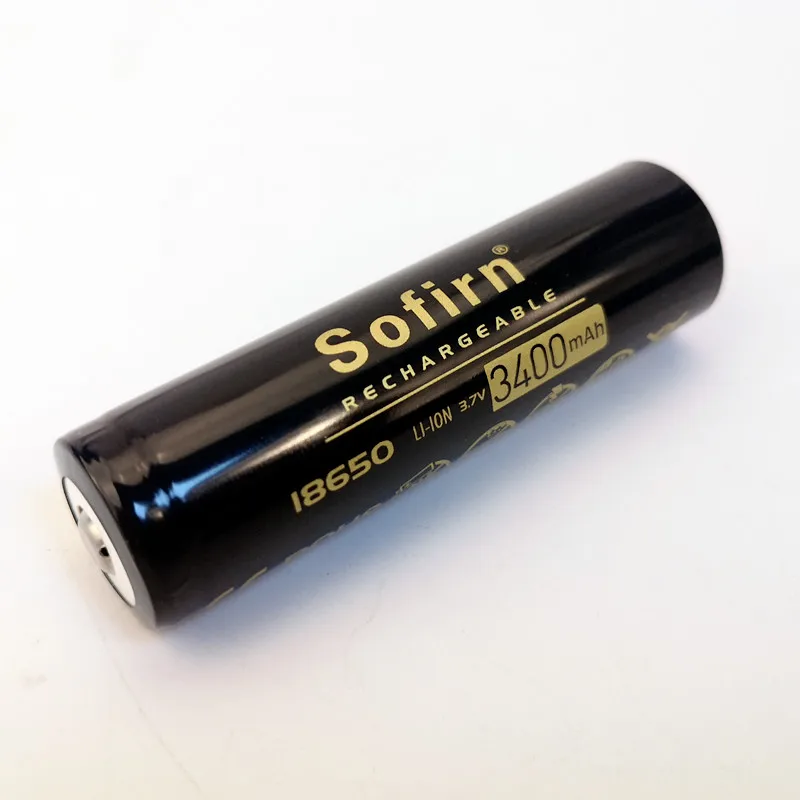 Sofirn 18650 аккумулятор 10А разряда 3,7 в 3400 мАч 18650 литий-ионный аккумулятор 18650 аккумуляторные батареи