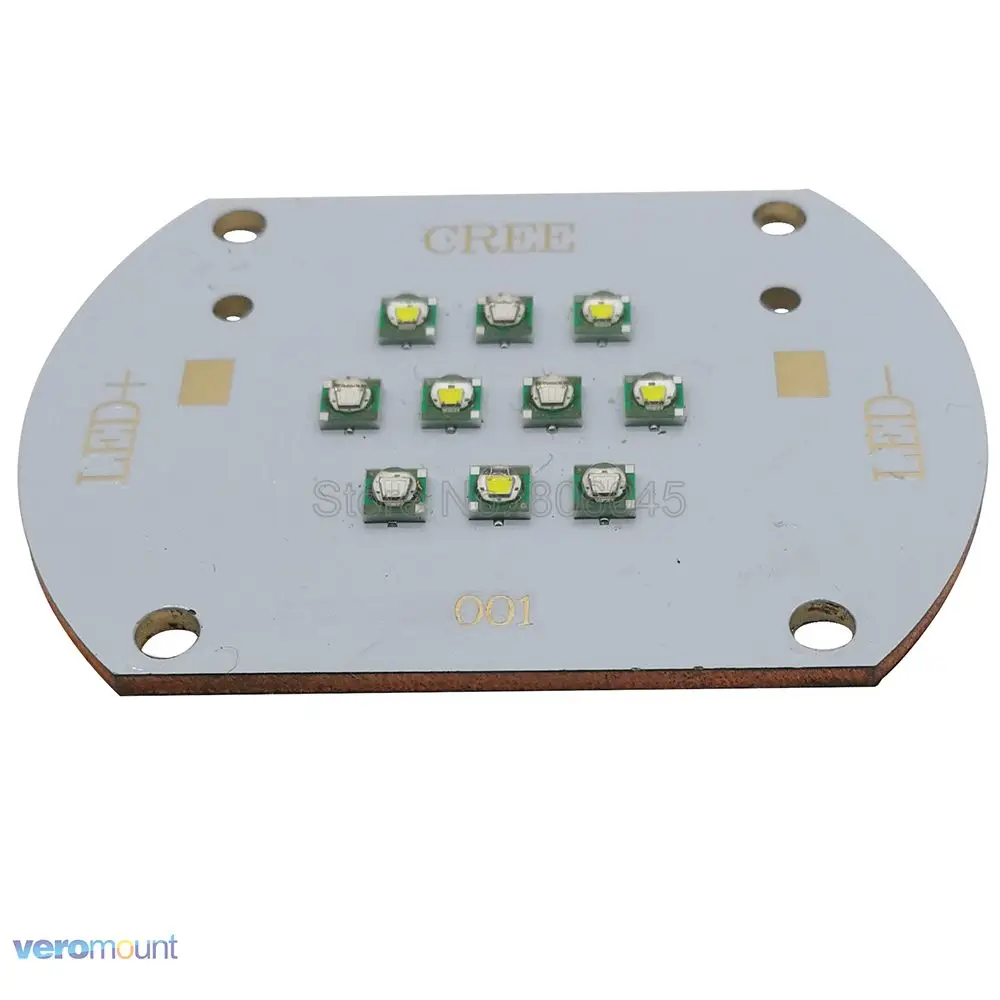 30 Вт Cree XPE XP E синий светодиод (5 шт.) + белый разноцветный светодиодный излучатель