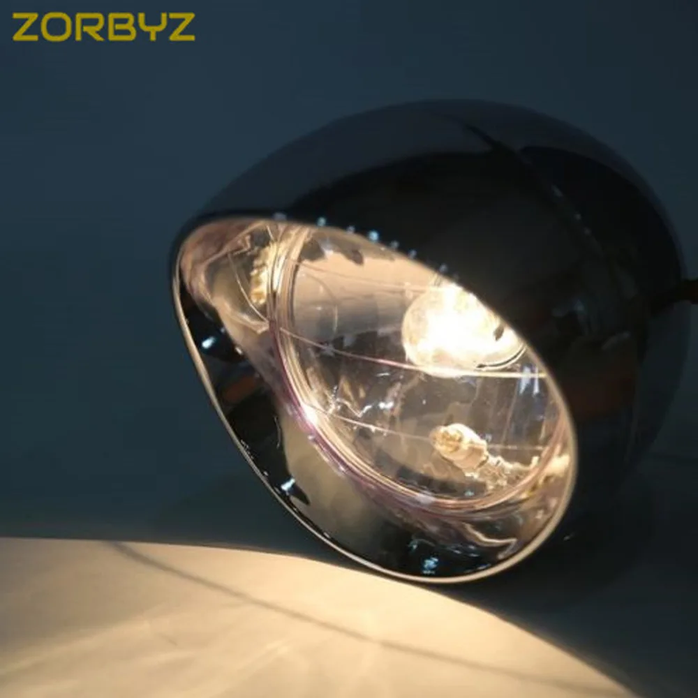 ZORBYZ универсальная черная пуля фара для мотоцикла Harley Honda Yamaha Suzuki|light for|light for headlights