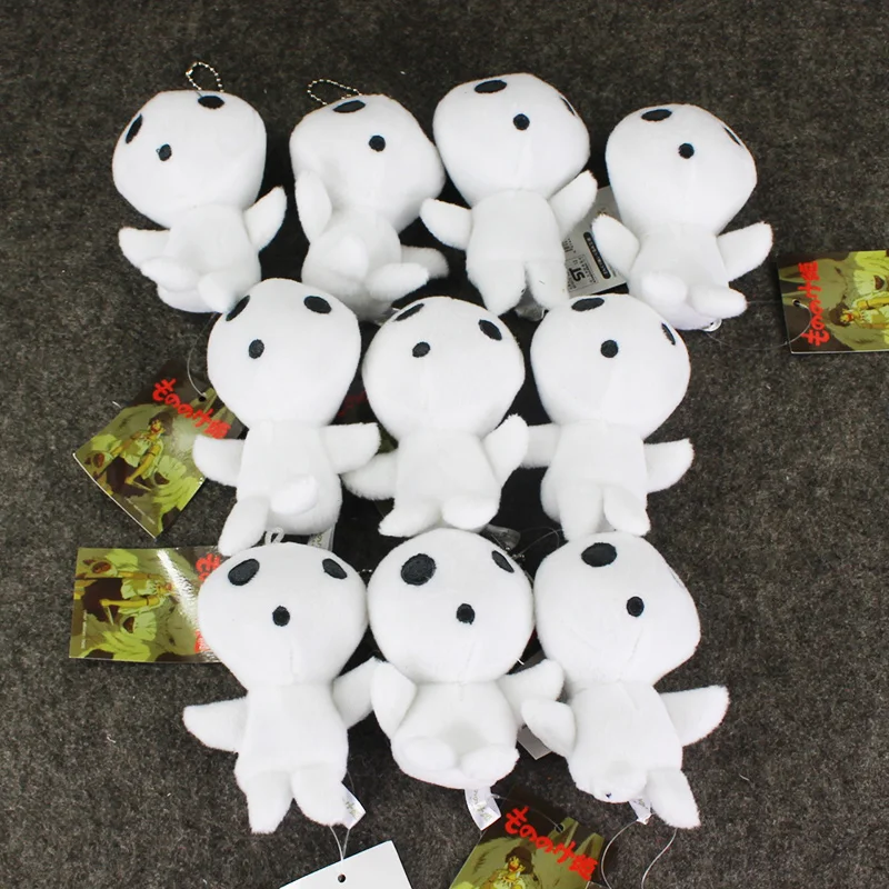 Принцесса Брелки mononoke Kodama дерево дух плюшевая игрушка маленькая подвеска мягкая