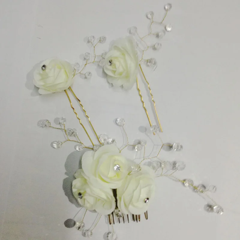 Аксессуары для волос на свадьбу заколки с жемчугом женские Украшения аксессуар