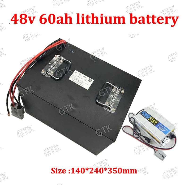 48V 60AH литий ионный аккумулятор 48v электрический скутер BMS для комплекта велосипед