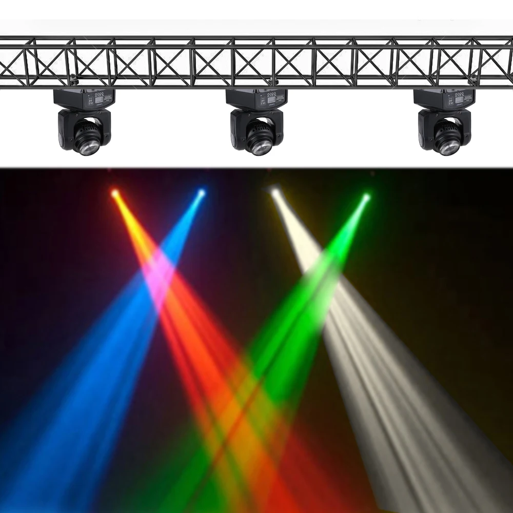 Движущаяся головка 2 светодиодный 35 Вт RGBW 15/21 канал DMX512 двухсторонний луч бесконечный вращающийся светодиодный светильник с узором для сцены Дискотека KTV Вечерние