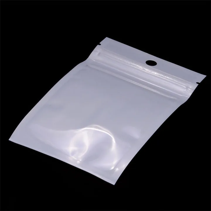 100 шт. самозапечатывающийся пакеты с застежкой zip-lock 8x13 см/мешки для упаковки Топ мешок замка застежка-молнии, прозрачный стиль
