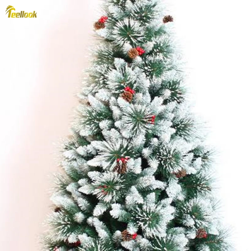 Teellook 1 2 м/3 0 м Модифицированная игла из сосны смешанный снег Рождественская елка