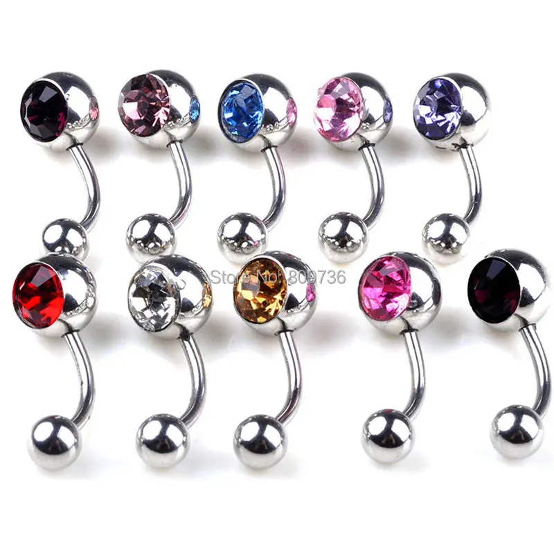 1 шт. стержень для пупка из хирургической стали|piercing body jewelry|body jewelrybelly bars |