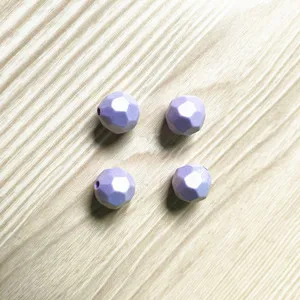 purple Новое прибытие 14 мм 400 шт./лот Твердые Акриловые Звездные пыль с радугой граненый шестигранник бусины для изготовления ювелирных изделий DIY - Цвет: purple