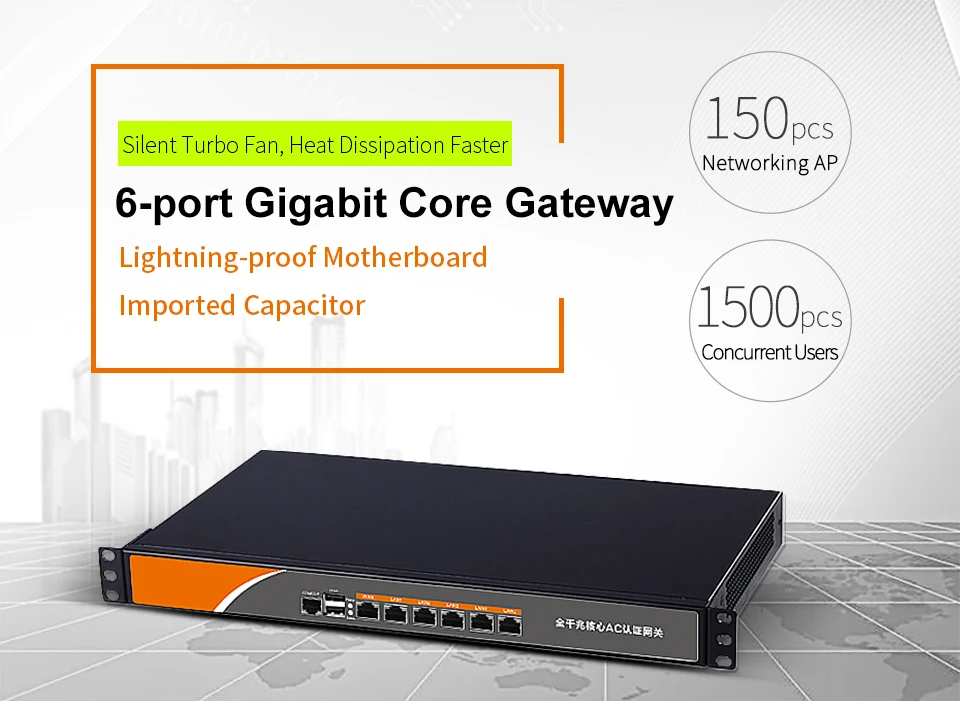 Контроллер роуминга Comfast AC300 6-портовый гигабитный Wi-fi-роуминговый контроллер |