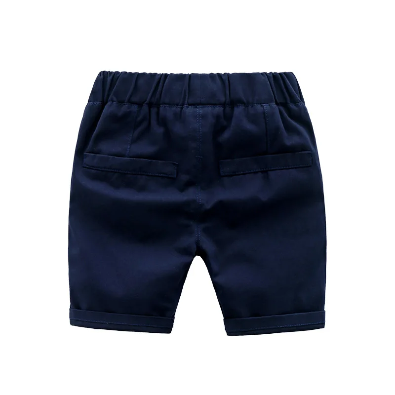 Однотонные детские брюки Одежда для девочек штаны маленьких мальчиков шорты