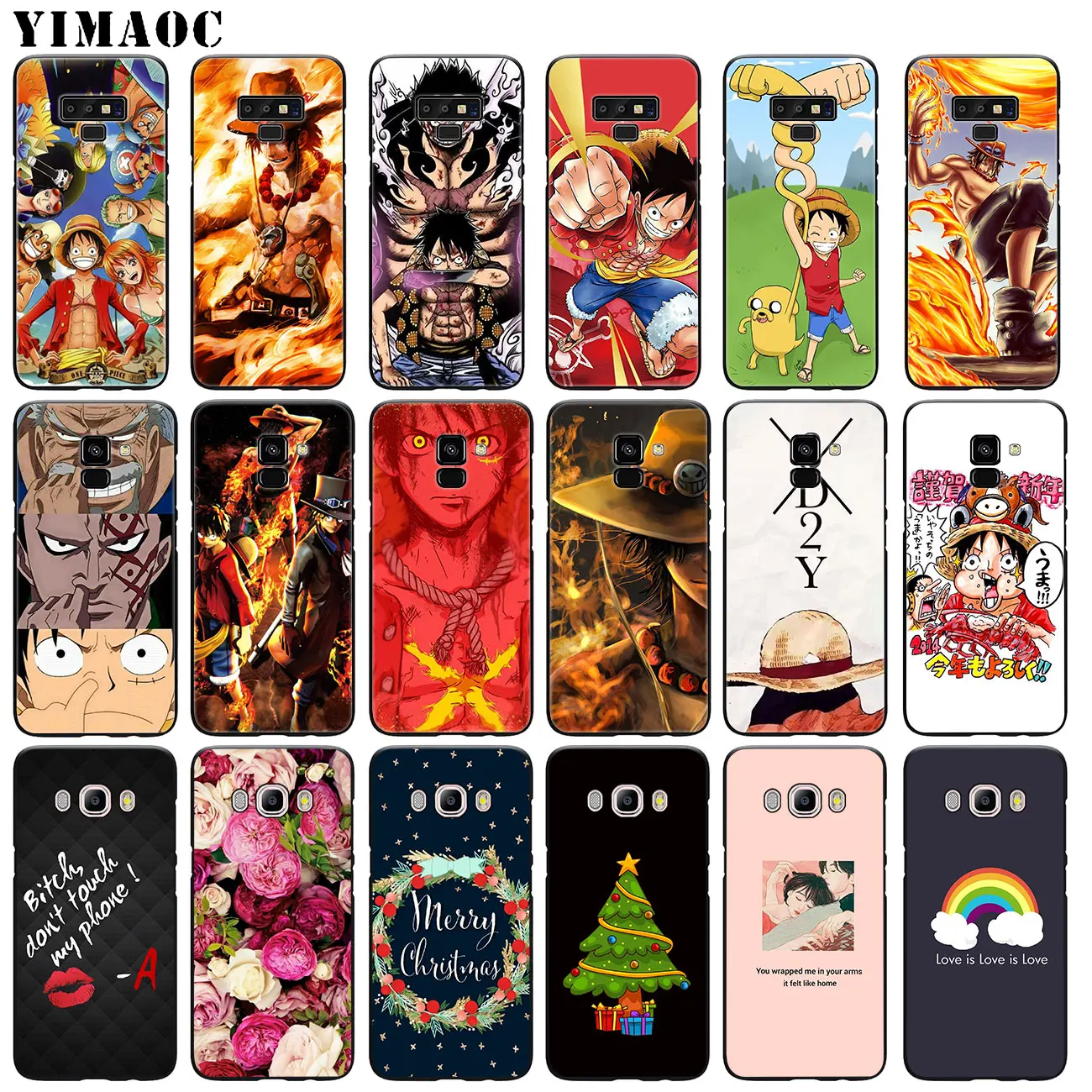 YIMAOC цельный Luffy Мягкий силиконовый чехол для телефона Samsung Galaxy A6 A9 A8 A7 2018 A3 A5 2016 2017
