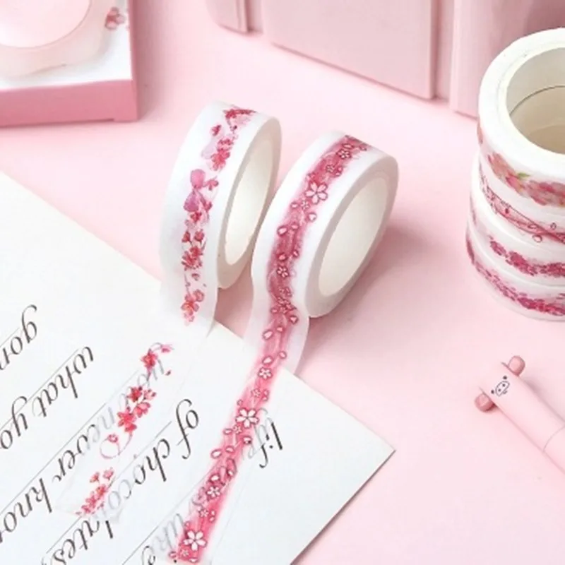 Новинка 2018 кавайный цветок вишни декоративная Васи лента с изображением еды