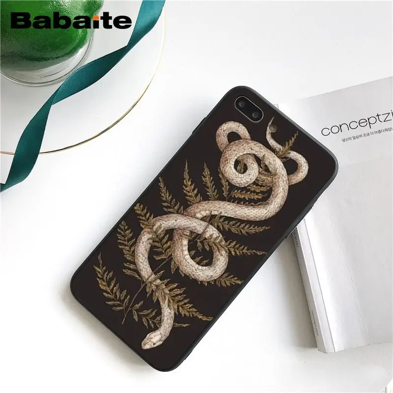 A2 Babaite ручная змея Цветок змея картина чехол для телефона для iphone 11 Pro 11Pro Max 8 7 6 6S Plus X XS MAX 5 5S SE XR - Цвет: A2