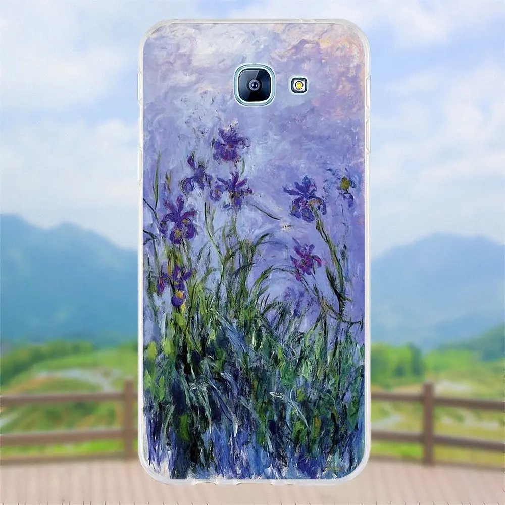 Vvcqod Ван Гог Ирисы для Samsung Galaxy A3 A5 A7 J1 J2 J3 J5 J7 2015 2016 2017 ТПУ чехол с рисунком |